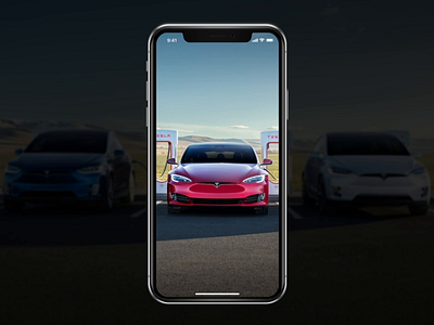 AR Scan Car animation app apple ar car design ios lviv mobile motion scan tesla ui ukraine ux