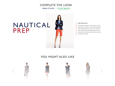 Tommy Hilfiger: Product Detail Page