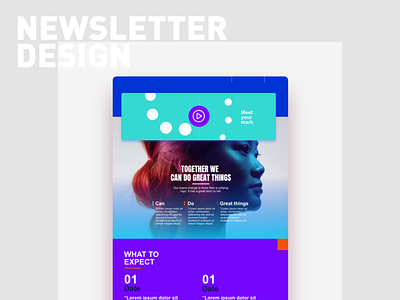 NTT Brand Newsletter continued brand and identity branding business clean design email design identity newsletter ntt ui web design