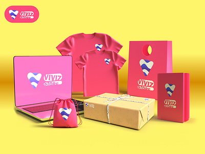 Viviz Store 3d mockup Prototype