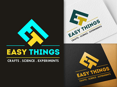 Easy things Logo Design branding design freelance freelancer graphic design logo logo design