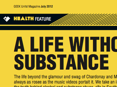 Geek UNLTD Magazine Health Feature Page geek johannesburg magazine