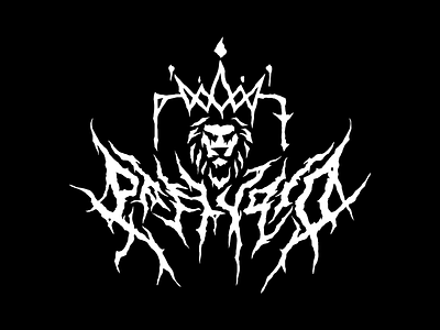 preludiometal branding death metal design graphic design logo metal metal logo typography
