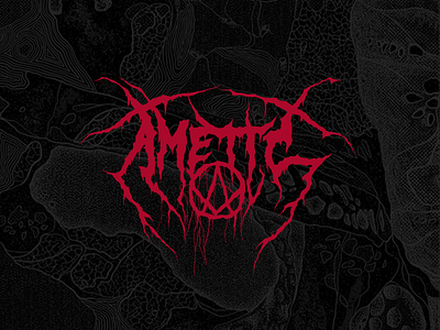 ametis branding death metal design graphic design logo metal metal logo