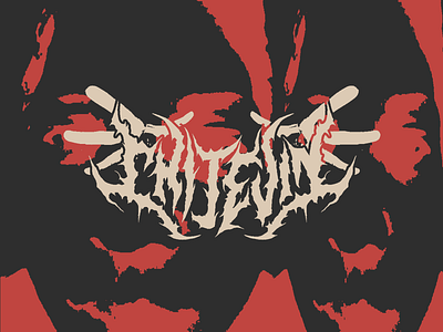 chitejin branding death metal design graphic design illustration logo metal metal logo