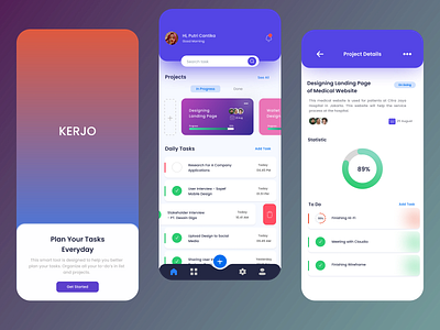 Kerjo Mobile App ui uidesign uiux ux