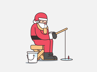 Santa Claus 2015 - <Lonely> chirstmas fish illust illustration lonely santa