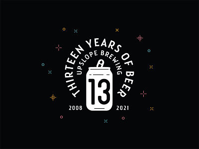 13 Years of Beer anniversary beer logo party