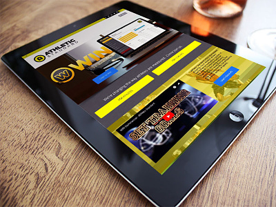 Athletic Standard | iPad layout ( UI / UX design ) ui ui design ux design ux