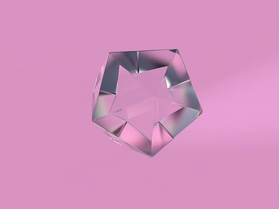 #3 3d 3dart animation art c4d c4dart clean crystal crystal gem diamond gif glass pink ui