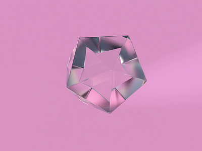 #3 3d 3dart animation art c4d c4dart clean crystal crystal gem diamond gif glass pink ui