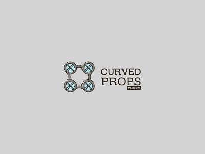 Curved props | ver 02 air copter curve fly logo race river team water
