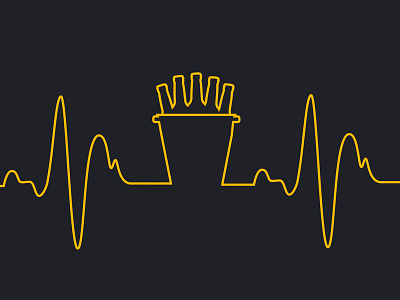 "My heart beats beer" - Social Media content branding design illustration social media