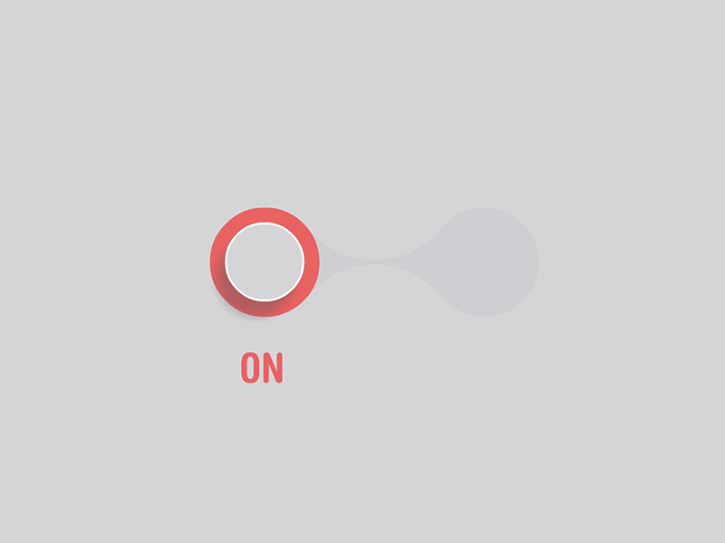 On-Off button concept for UI/UX app