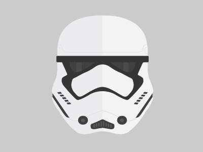 Episode VII Stormtrooper episode vii fan art illustration sci fi science fiction star wars stormtrooper the force awakens vector