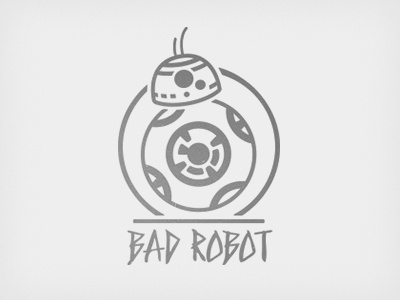 Bad Robot bb8 droid emblem logo star wars the force awakens