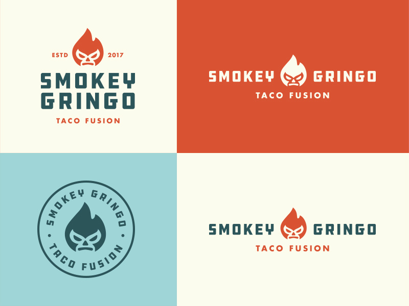 Smokey Gringo Concept futura typography food truck truck food taco mexican restaurant identity logo