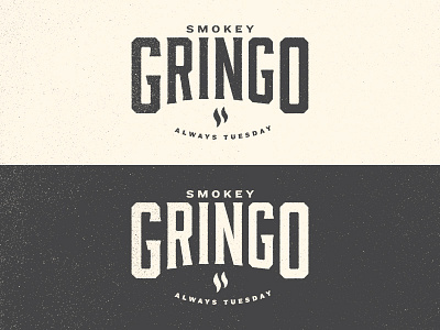Smokey Gringo Concept 2 distressed food food truck futura identity logo mexican restaurant taco texture truck typography