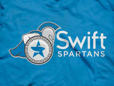 Swift Spartans Sports Identity atlanta branding identity illustration logo spartan sports swift