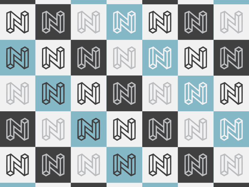 N is for Nick wip letterform personal brand branding icon design type illustration vector identity typography logo
