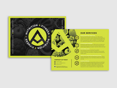 Apex Postcard branding design emblem fitness identity logo mark nutrition postcard type typography vector