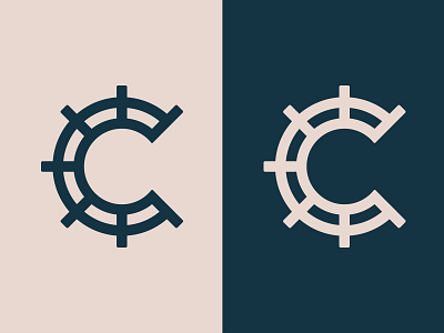Coronado branding identity illustration letter logo logomark mark nautical ship typography vector