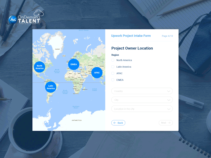 Choose location concept animated animation app design flat form gif location map ui ux web