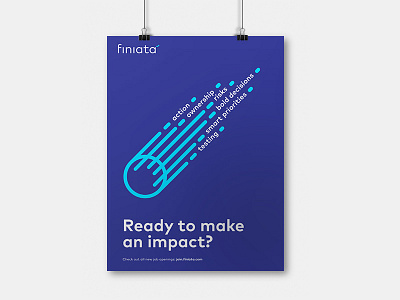 Ready to make an impact? company culture employer branding poster poster design