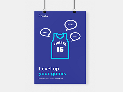Level up your game. company culture employer branding poster poster design