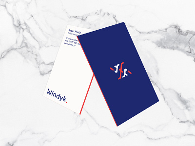 Windyk business cards branding business card design corporate identity corporate identity design logo
