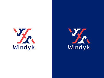 Windyk logo branding logo monogram