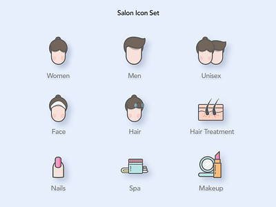 Salon Icon Set