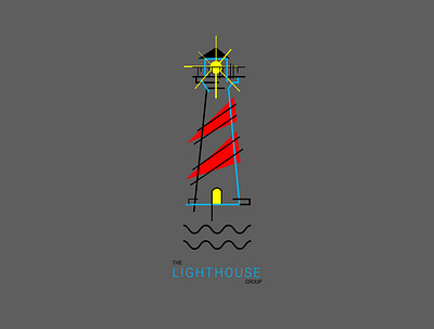 The Lighthouse Group Logo Design art branding design graphic design illustration logo vector