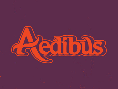 Aedibus Logo brand branding logo type typography wordmark