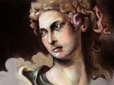 Digital Master Copy - Tosini classical painting photoshop portrait wacom woman