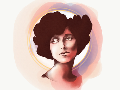 Clara Bow figure illustration person photoshop portrait woman
