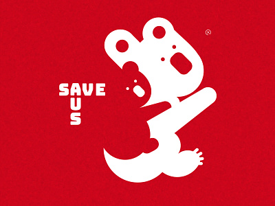 Save us | Save AUStralia - Koala bushfires australia bushfires environmental koala koalas logo
