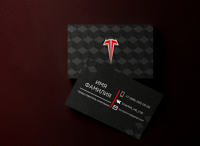 Company Business card design typography