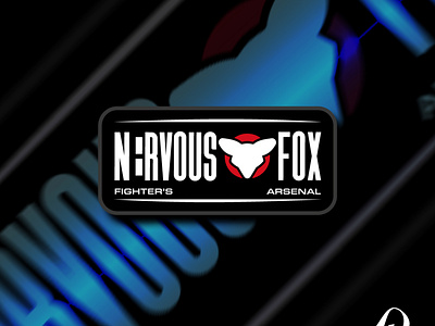 Design for patch Nervous Fox