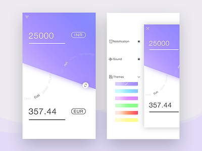 Currency Convertor design visual