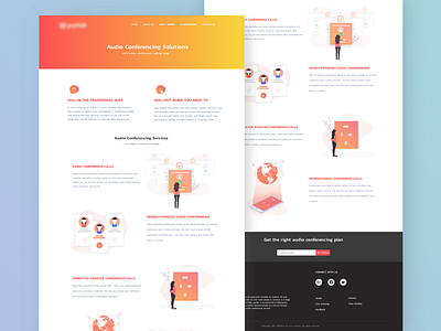 Communications Web Page communications design illustration ux design visual