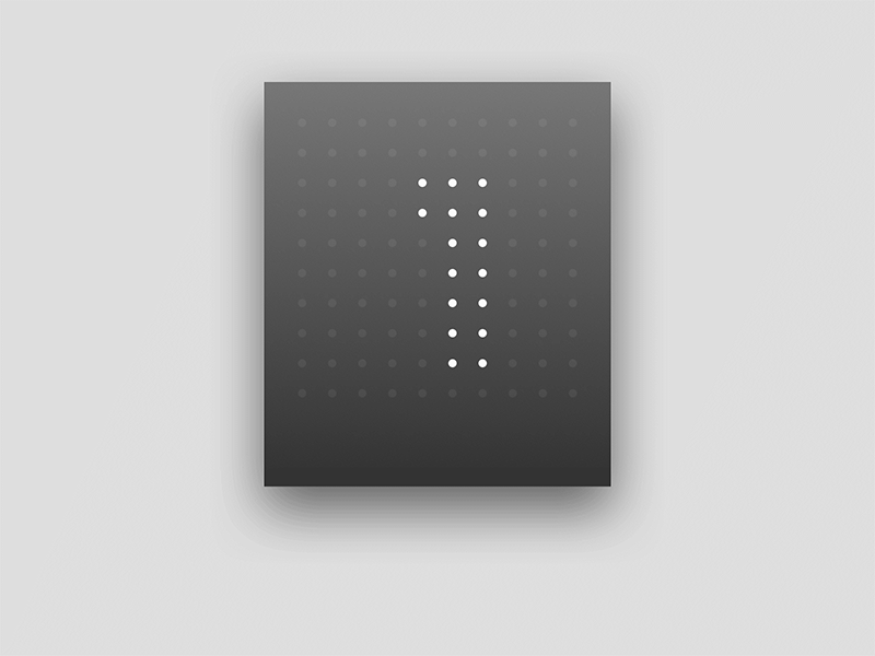 Numbers Gif dark theme dribbble number actions visual