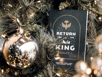 Return of the King advent advent guide book christmas church art dove print return of the king