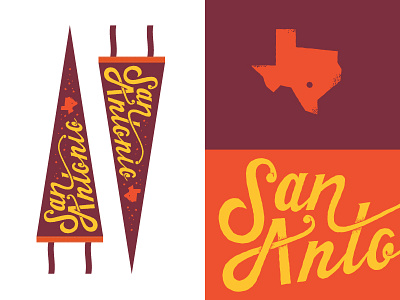 San Antonio Pennant pennant san antonio star texas