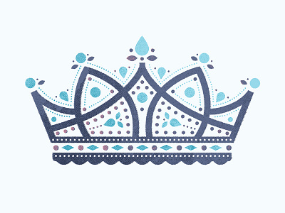 Crown crown heir jewels symmetrical texture tiara vector