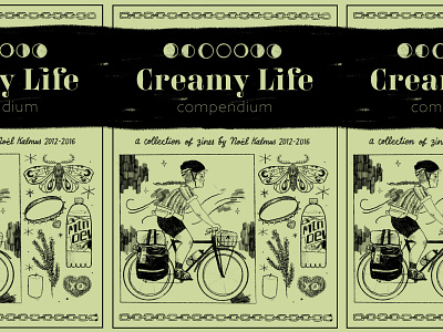 Creamy Life Compendium Cover book cover book cover design illustration layout