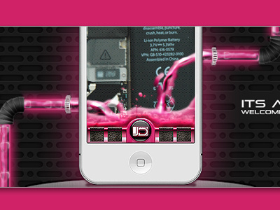 Design Juice 'Updated' ios iphone pink piping ui webdesign