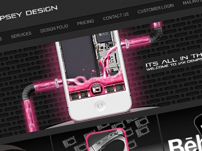 Design Juice Rebound ios iphone pink piping ui webdesign