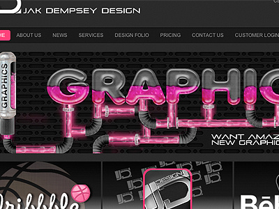 Graphics Pipework graphics liquid pink piping webdesign