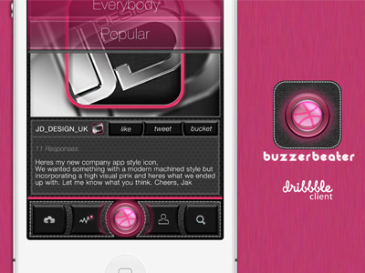 Buzzer Beater iOS Client beater buzzer client dribbble